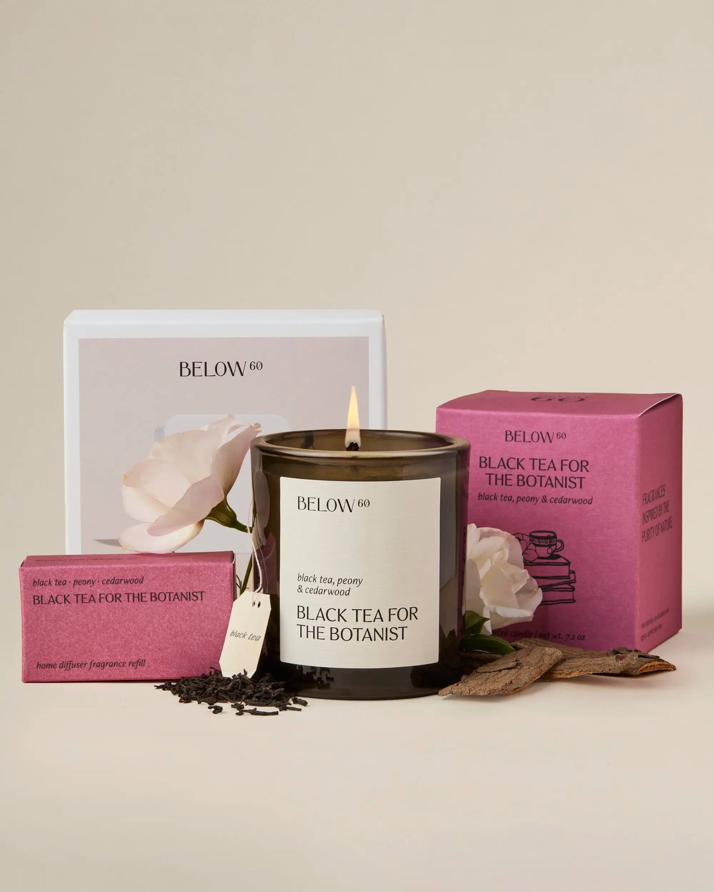 Black Tea for the Botanist Candle + Home Diffuser Set