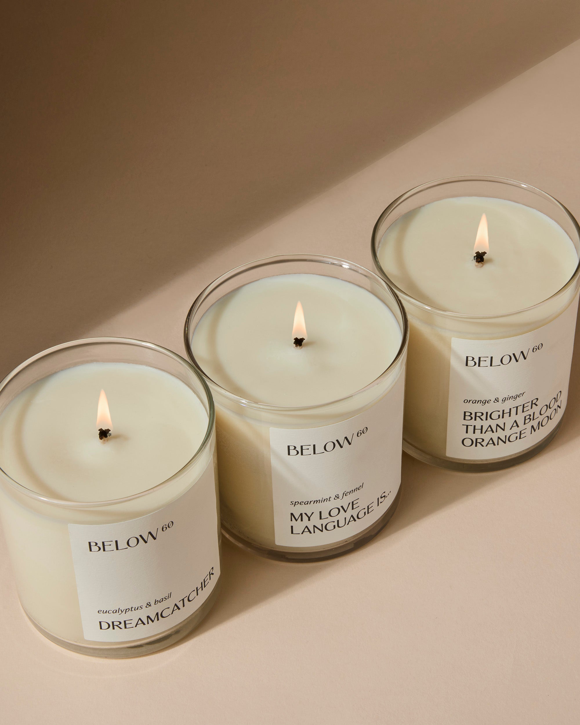 For the Homebody | 10oz Soy Wax Candle Trio – Below 60