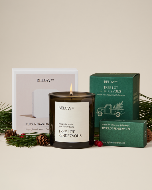 Tree Lot Rendezvous Candle + Home Diffuser Set